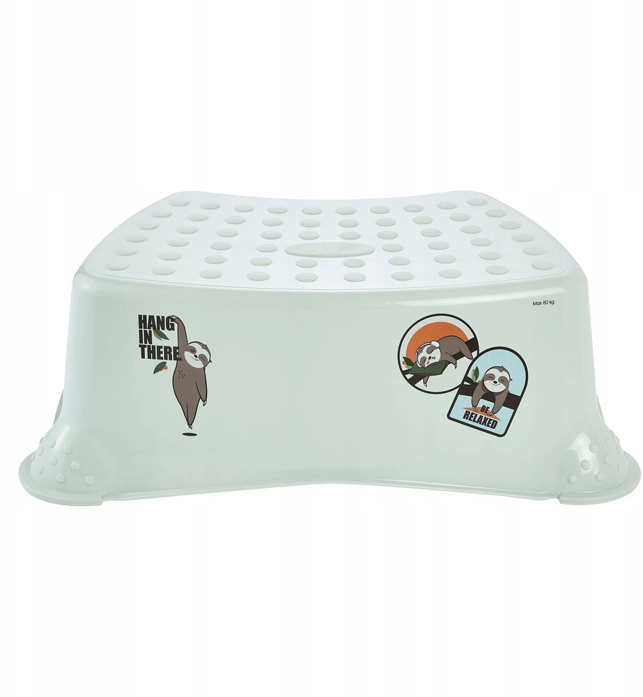 Keeeper laiptelio formos taburetė Tomek „Lazy Lui“ 40.5x28.5x14cm žalia