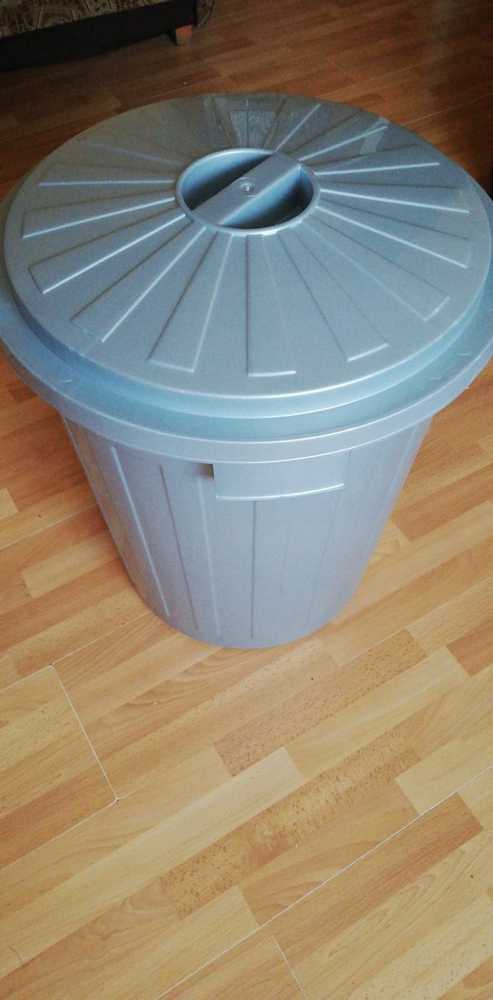 Keeeper atliekų konteineris „Kilimėliai“ 50L Maxi Ø50x55cm sidabrinis