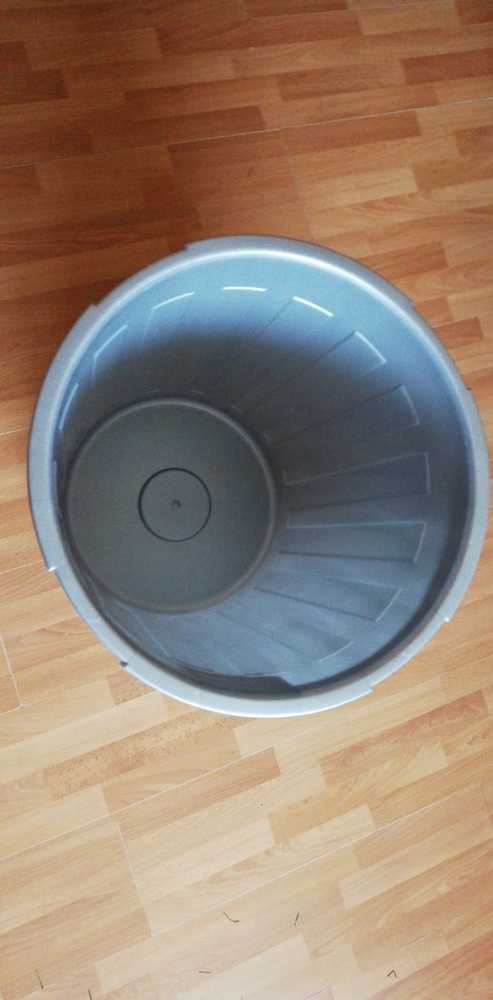 Keeeper atliekų konteineris „Kilimėliai“ 50L Maxi Ø50x55cm sidabrinis