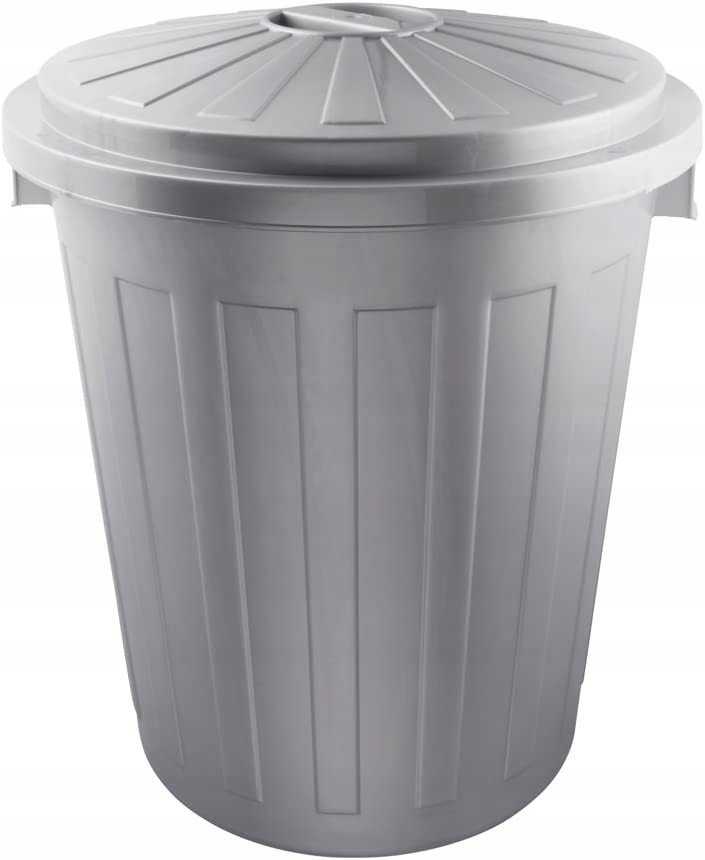 Keeeper atliekų konteineris „Kilimėliai“ 50L Maxi Ø50x55cm sidabrinis