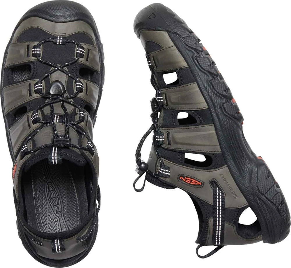 Keen Targhee III sandalai, viršutinis ir šoninis vaizdas