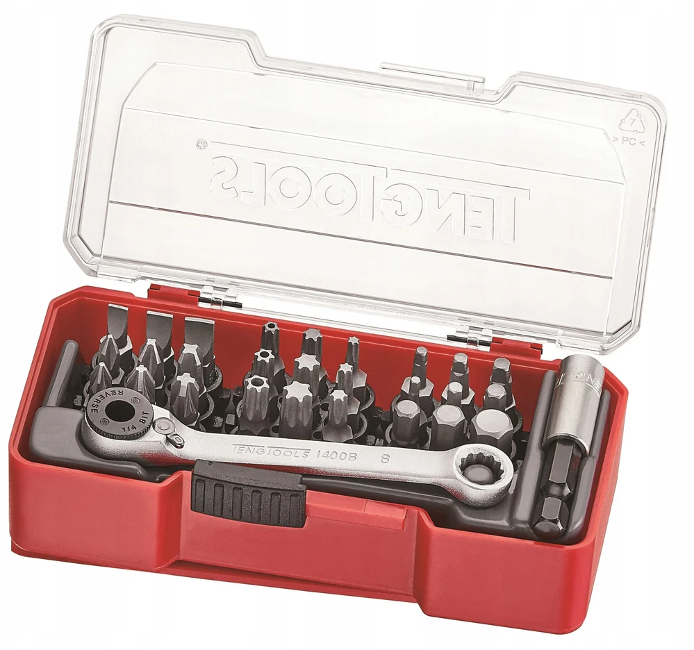 TengTools Sukimo antgalių rinkinys Teng Tools TJ1429; 29 vnt.
