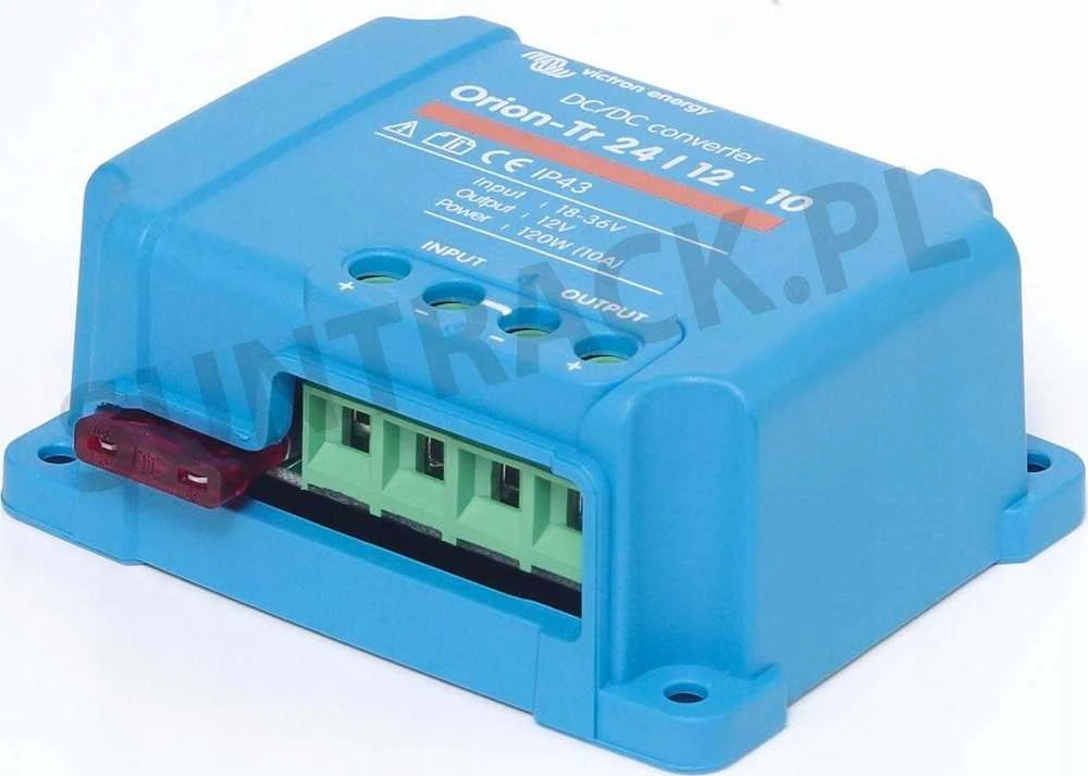 Įtampos keitiklis DC/DC 24V:12V 10A (120W) Orion-Tr, galvaniškai ne izoliuotas, IP43, Victron Energy