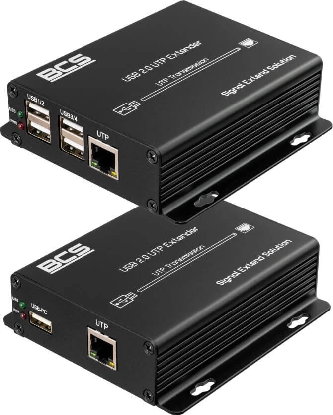 BCS USB 2.0 extenderių rinkinys su UTP jungtimis
