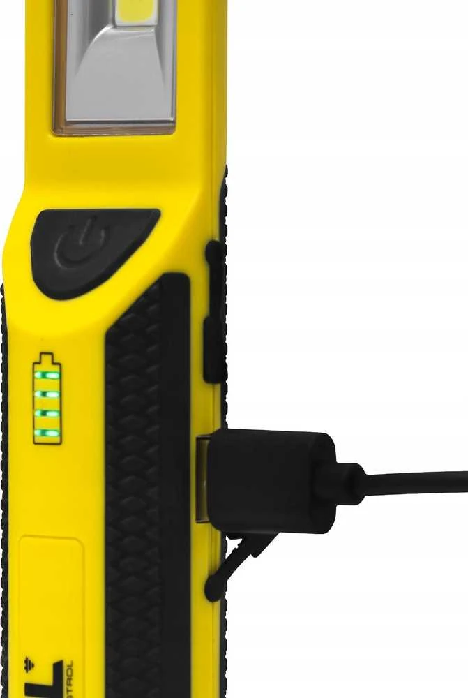 KEL įkraunamas LED COB 3W+1W 2.6Ah Li-Ion dirbtuvių žibintuvėlis /kablys, magnetas, maitinimo blokas/ LW-2PB