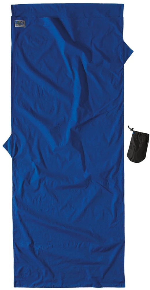 Kelioninė patalynė COCOON TravelSheet Cotton - Tamsiai mėlyna