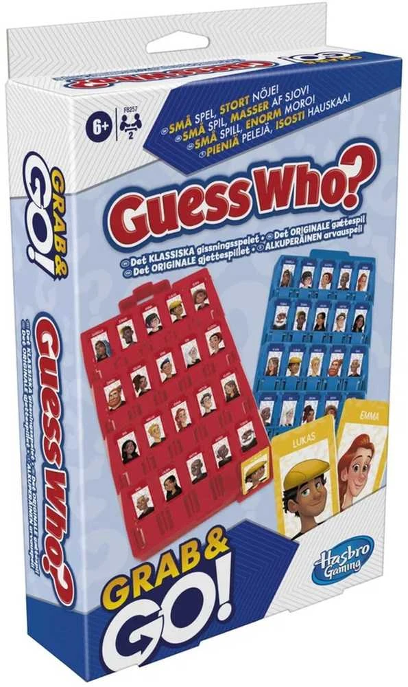 HASBRO GAMING turi žaidimą Guess Who Travel Grab&Go