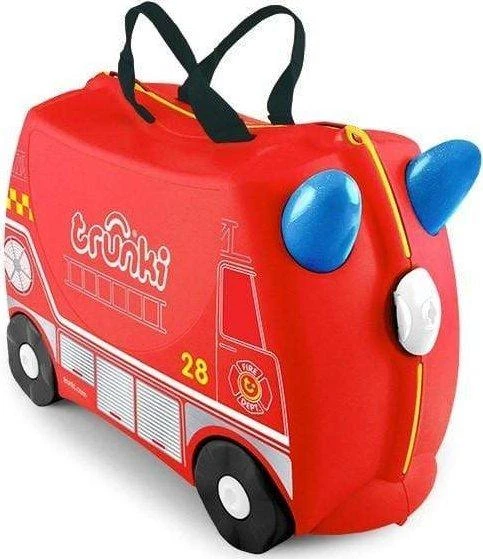 Trunki kelioninis lagaminas su ratukais vaikams | Gaisrinis automobilis Frank