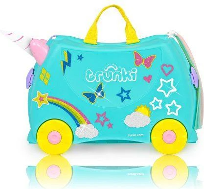 Trunki kelioninis lagaminas su ratukais vaikams | Vienaragis Una