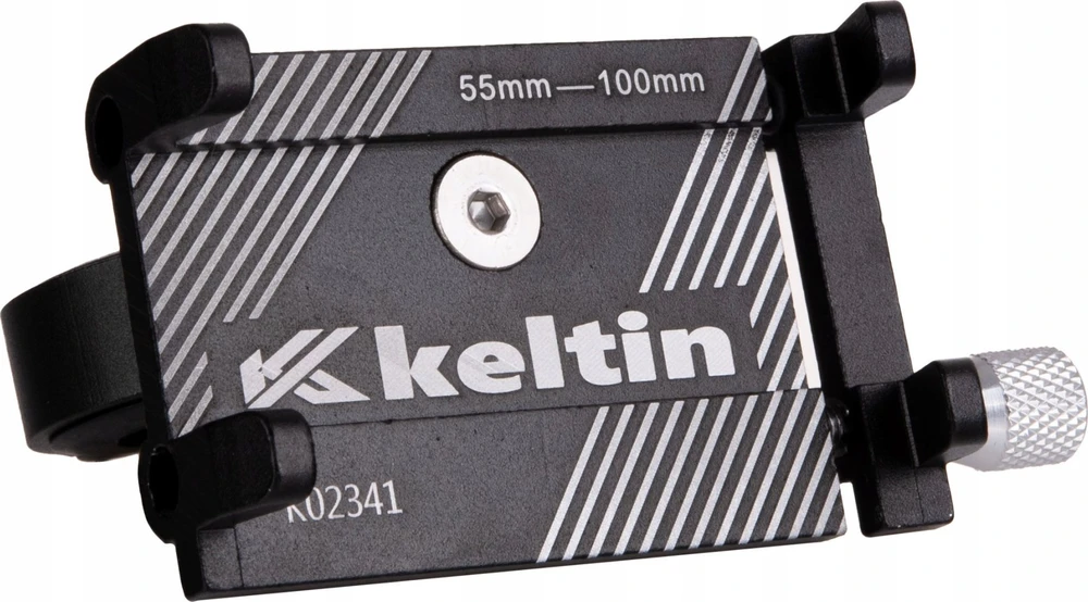 Dviračio telefono laikiklis Keltin K02341, juodas