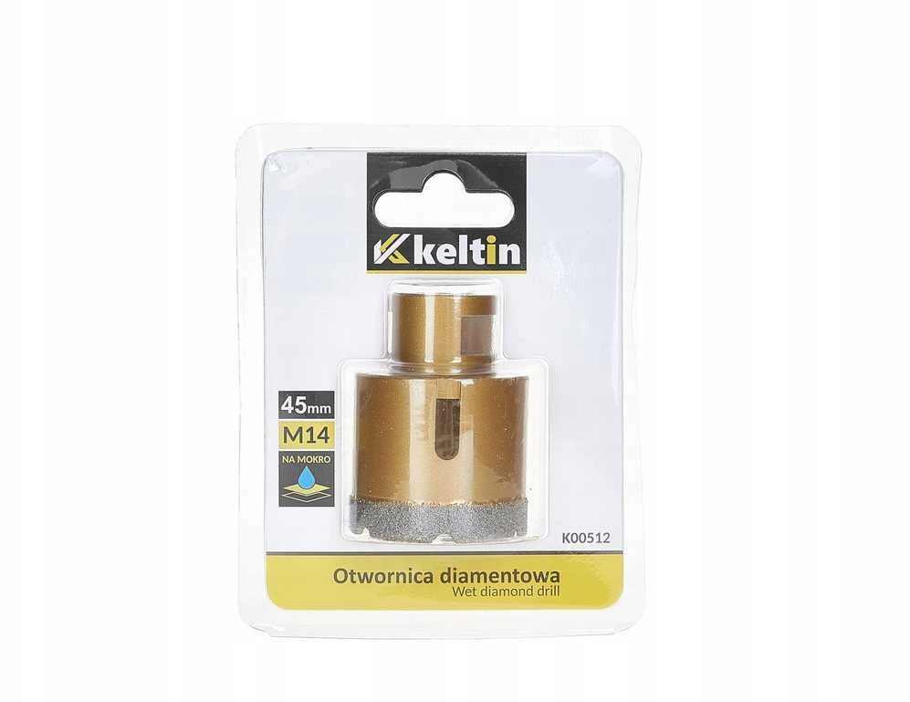 KELTIN Deimantinis grąžtas keraminėms plytelėms 45 mm M14 (60)