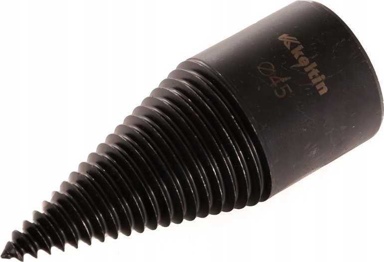 KELTIN Grąžtas – sraigtas malkoms skaldyti 45 mm + adapterių rinkinys 3 vnt. (20)