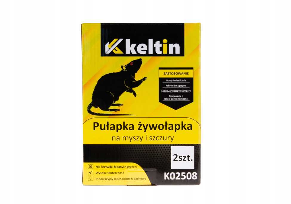 KELTIN gyvi spąstai pelėms ir žiurkėms, 2 vnt.