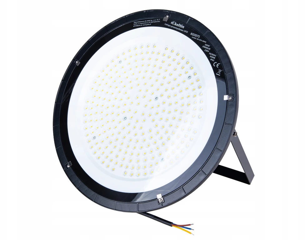 KELTIN Lampa przemysłowa LED typu UFO 200W 24000LM 4500K IP65 (10)