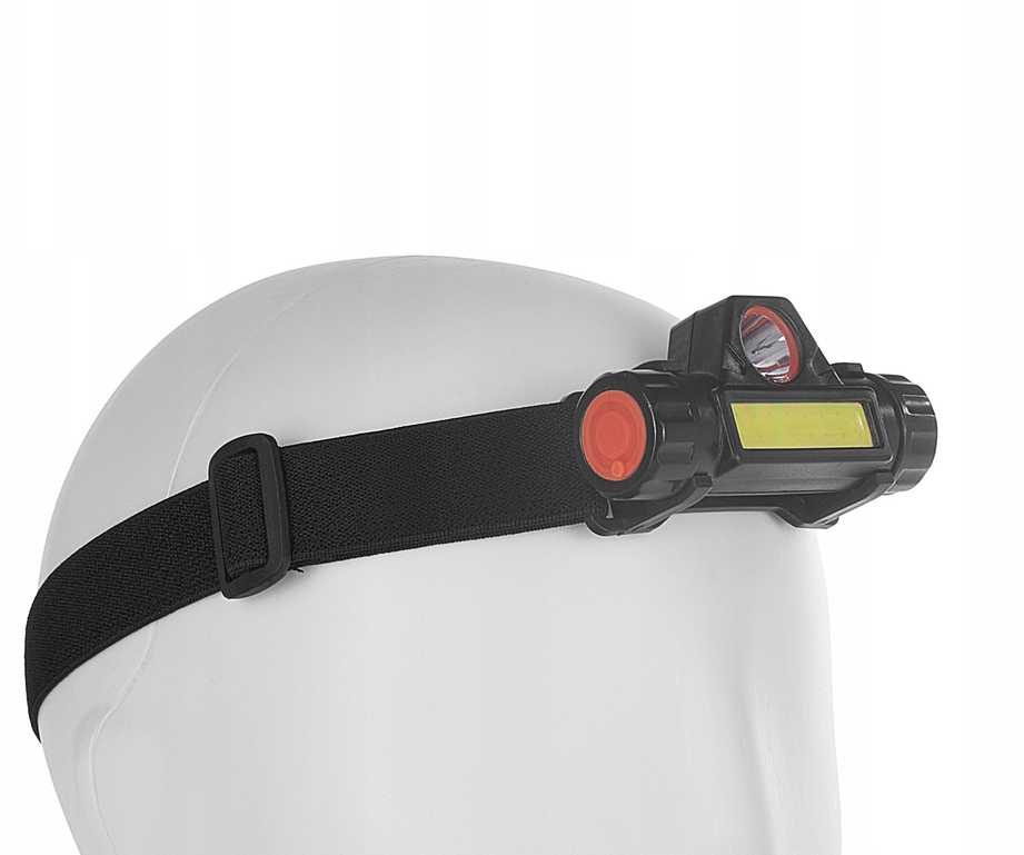KELTIN žibintuvėlis – priekinis žibintuvėlis su sukama galvute LED COB 3W + XPE 800mAh IP20 (240)