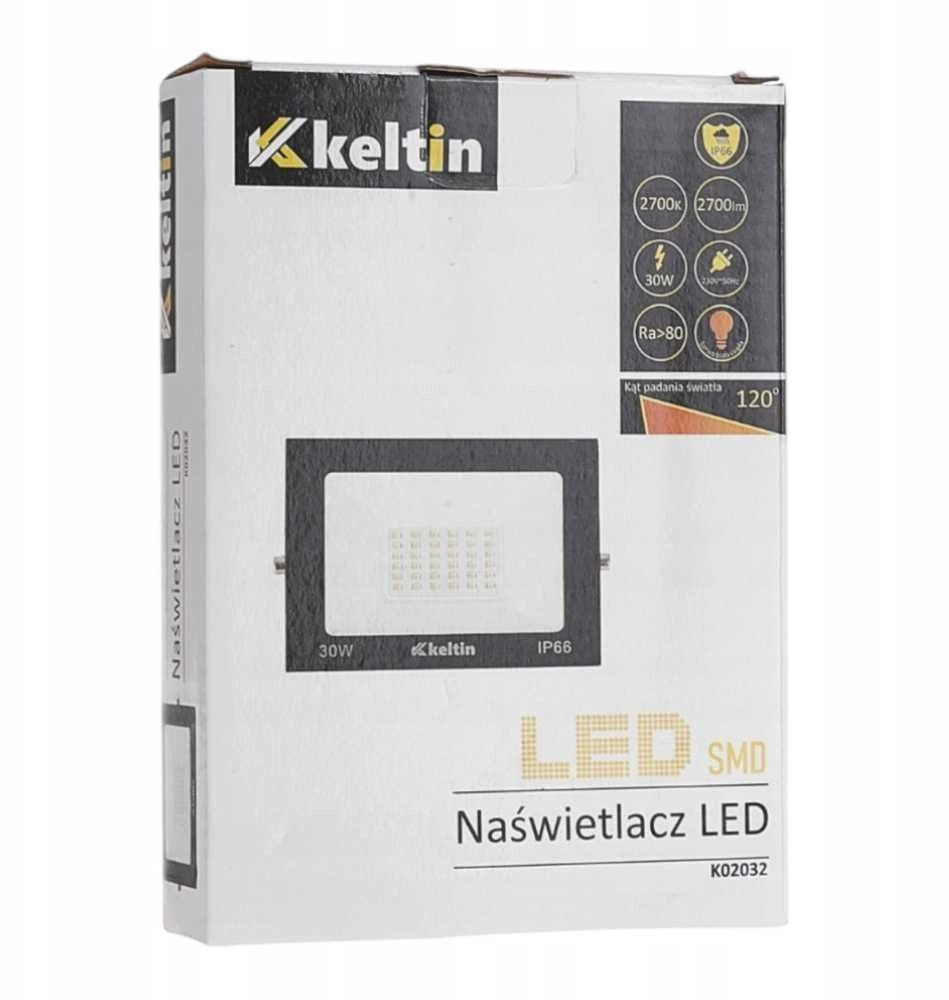 KELTIN prožektorius 30 W LED prožektorius – šiltai balta spalva 2700 K (80)