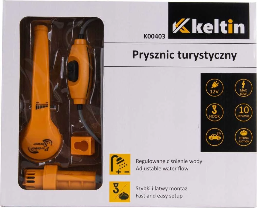 KELTIN Prysznic turistinis 12V (10)