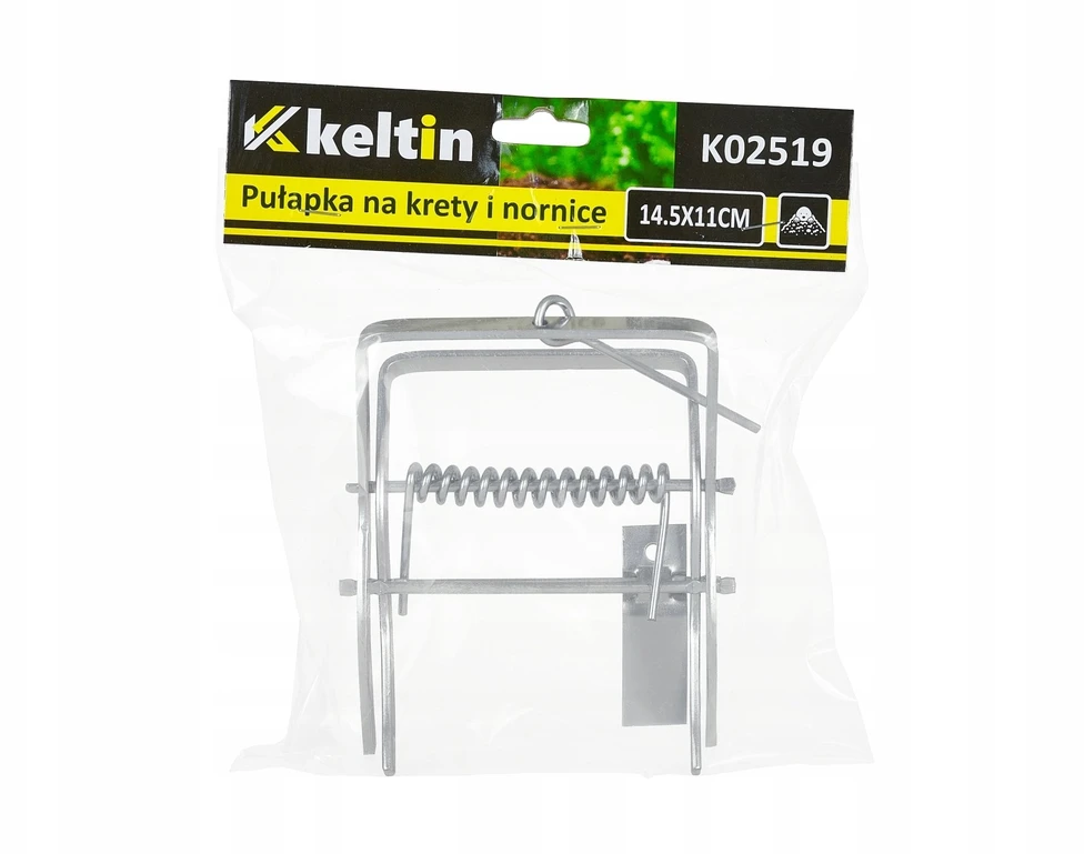 KELTIN Spąstai – giljotina kurmiams ir nornikams 14,5x11cm