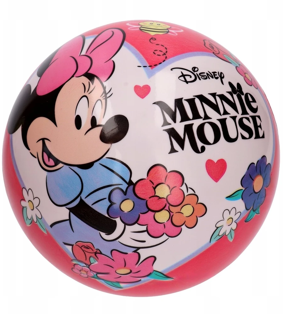 Kemis Žvaigždžių Piki ŽVAIGŽDĖS kamuolys 23 cm Disney Minnie su gėlėmis 33272