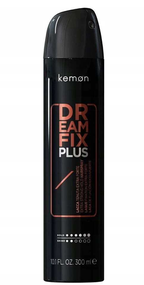Kemon Dreamfix Plus itin stiprios fiksacijos plaukų lakas, 300 ml