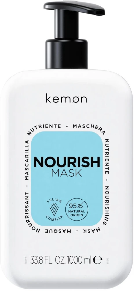 Kemon Nourish Mask maitinamoji kaukė sausiems ir pažeistiems plaukams, 1000 ml