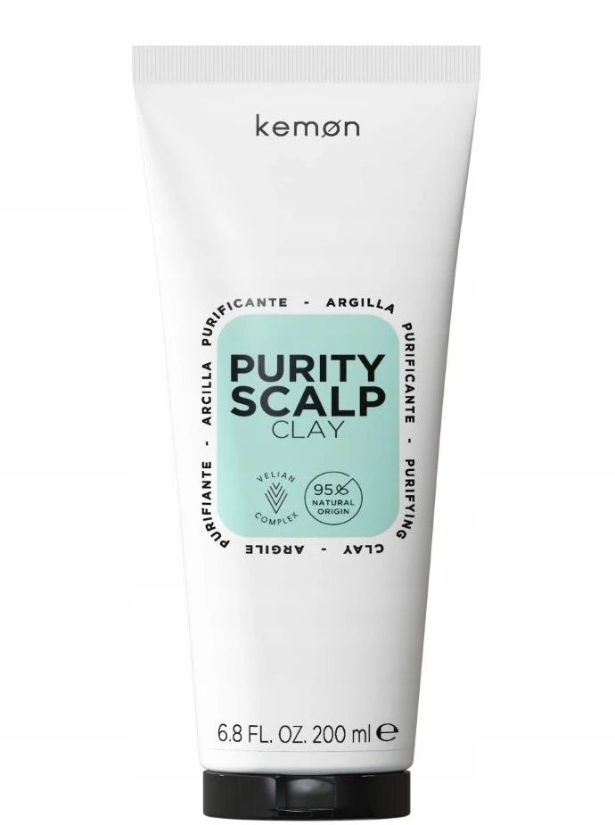 Kemon Purity Scalp Clay valomasis galvos odos molis, 200 ml