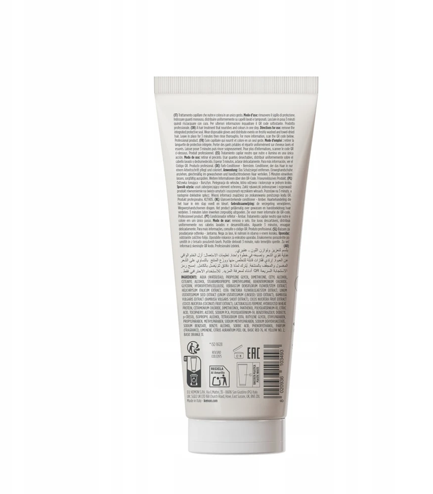 Kemon Yo Ambra dažomasis plaukų kondicionierius, 200 ml