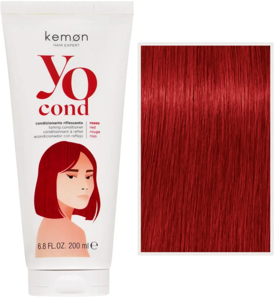 Kemon Yo Rosso Coloring Hair Colour Conditioner, 200 ml