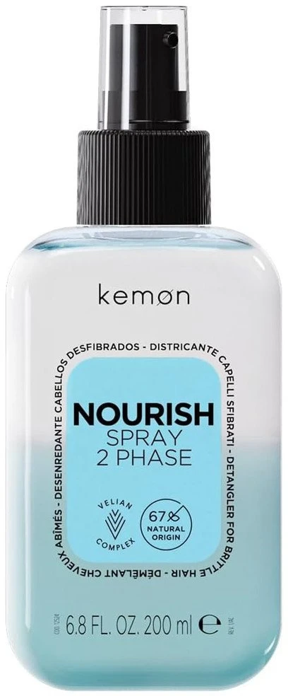 Kemon Nourish Purškiklis 2 Phase maitinamasis dvifazis plaukų purškiklis, 200 ml