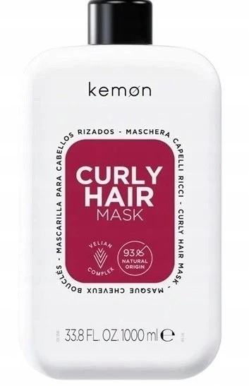Kemon Skirtas garbanotiems plaukams Hair Mask kaukė garbanotiems plaukams, 1000 ml