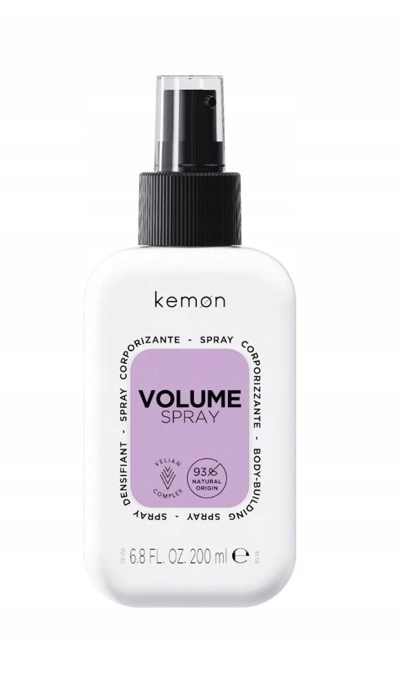 Kemon Volume Purškiklis apimties suteikiantis purškiklis plaukams, 200 ml