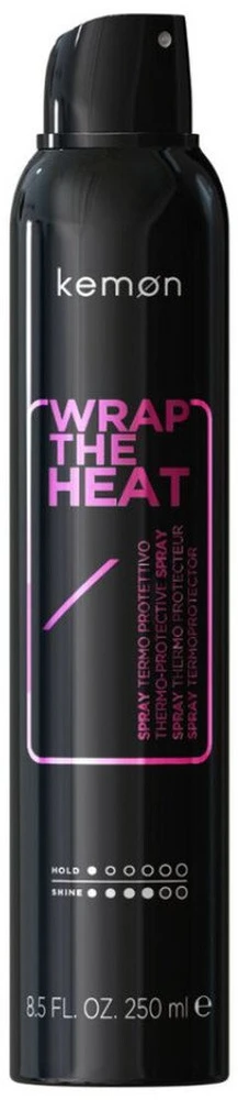 Kemon Wrap The Heat Thermo-Protective Purškiklis purškiklis apsaugantis plaukus nuo karščio, 250 ml