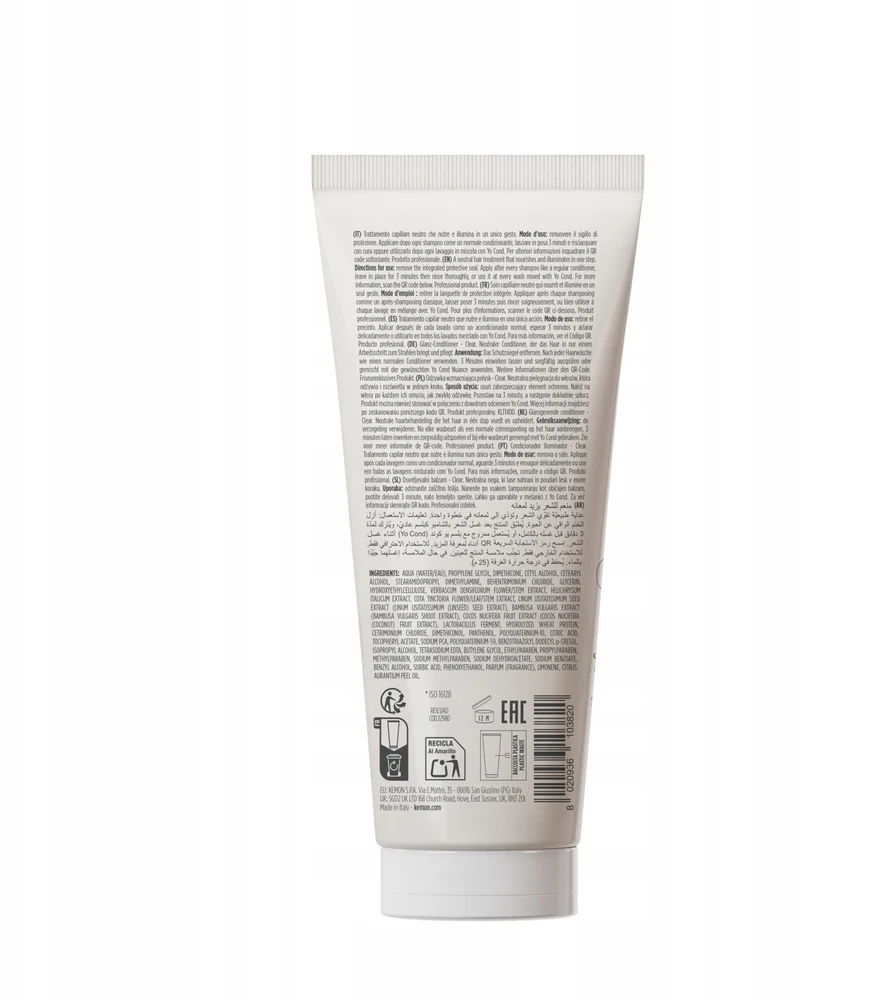 Kemon Yo Clear spalvą išlaikantis plaukų kondicionierius, 200 ml