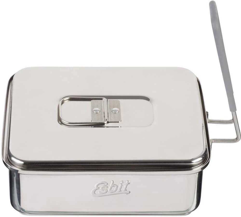 ESBIT CS1100ST turistinis maisto gaminimo indas Komplektas 1,1 L Juoda, Sidabras