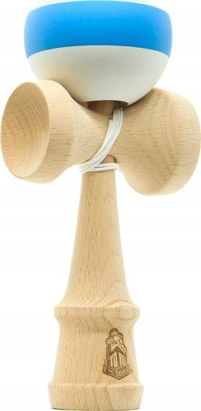 Yoyo Kendama žaislas, medinis/raudonas