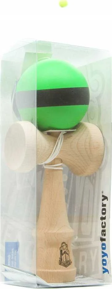 Yoyo Kendama žaislas, medinis/raudonas