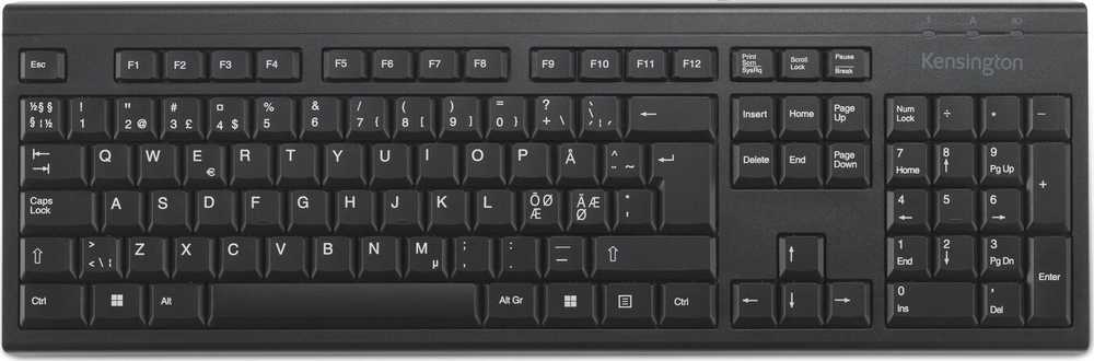 Klaviatūra Kensington KB150 EQ Belaidė klaviatūra