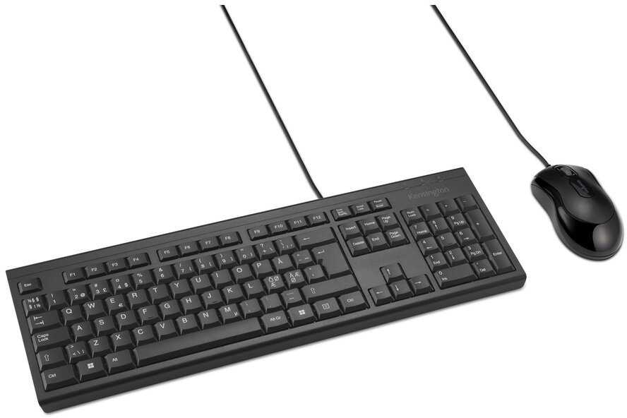 Klaviatūra ir pelė Kensington KM100 EQ su laidu Desktop Set (KM100 EQ su laidu Desktop Set,)