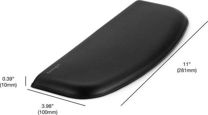 Klaviatūra Leitz KENSINGTON ErgoSoft Riešo atrama For Slim Compact Keyboards Juodas