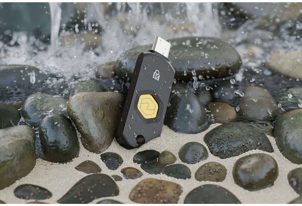 „Kensington“ saugos raktas „VeriMark NFC+USB-C“ (FIDO2 2 lygis) (K64739WW)