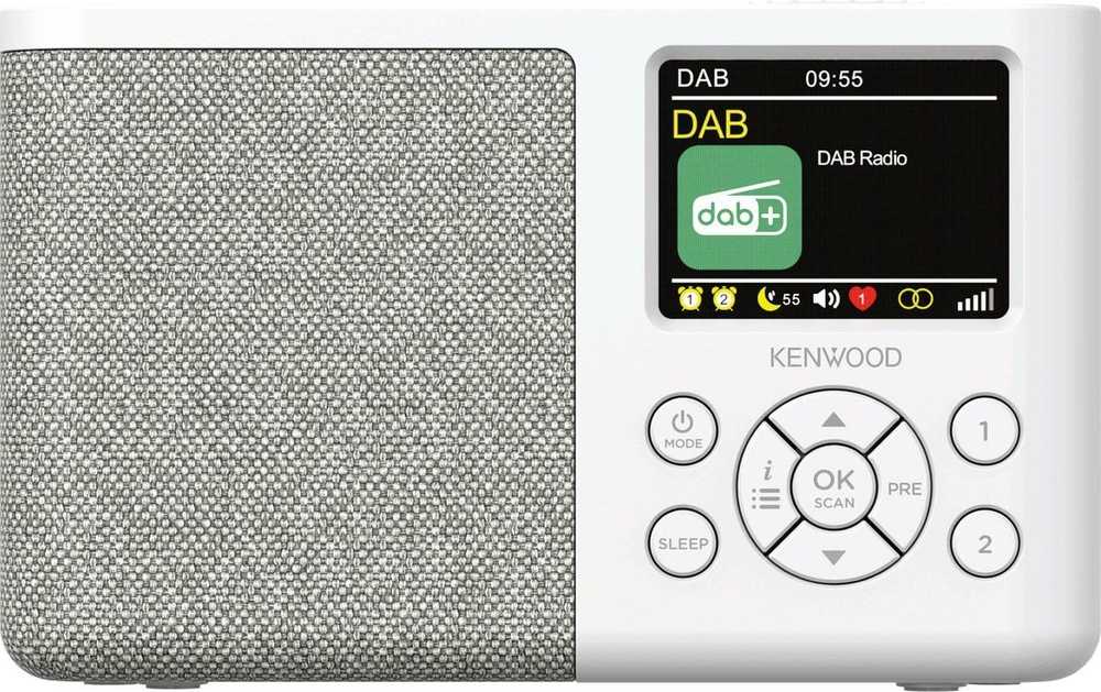 Kenwood CR-M33DAB baltas