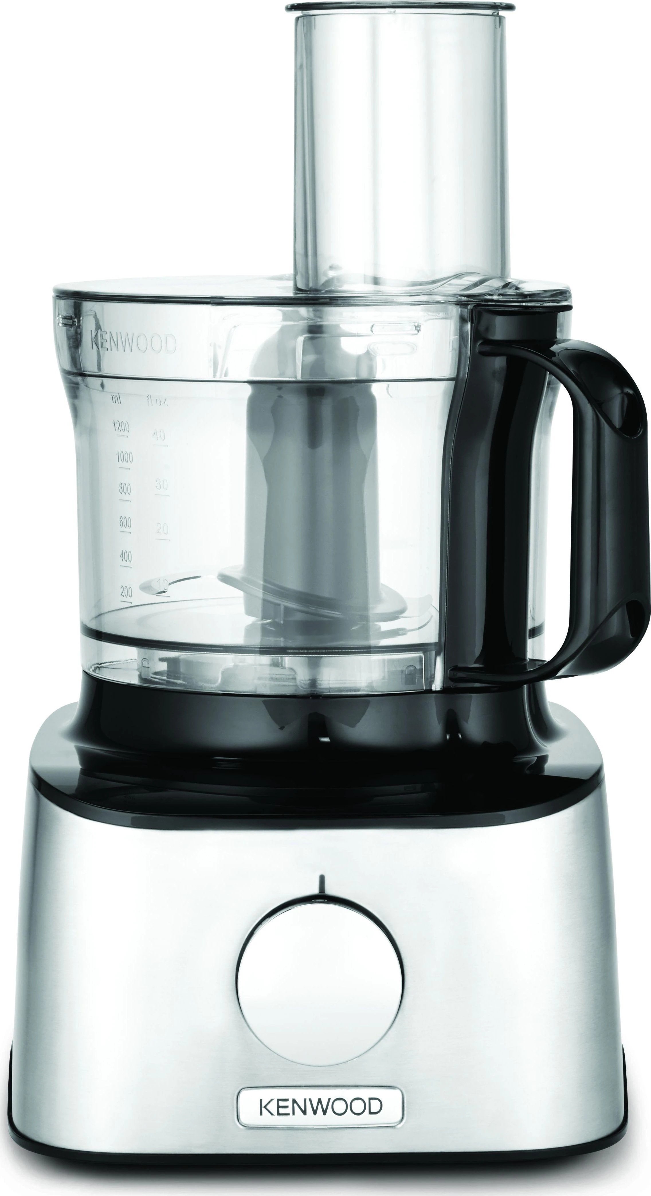 Virtuvinis kombainas KENWOOD Multipro Compact FDM301SS, 800W, 2 greičiai + impulsas, Nerūdijantis plienas peilių geležtės, Inox spalva