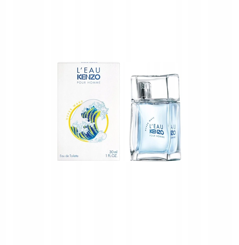 KENZO L´Eau Kenzo Pour Homme Hyper Wave EDT tualetinis vanduo vyrams, 30 ml