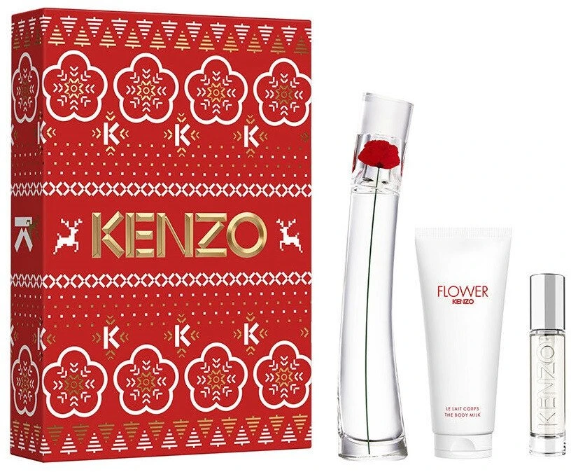 „Set Flower By Kenzo“ EDP, 50 ml, kūno losjonas, 75 ml, EDP, 10 ml