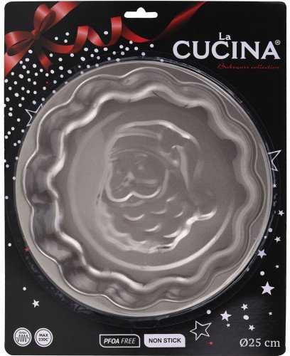 La Cucina Forma kepimo forma su Šv. Kalėdų Senelio motyvu, , Ø 25 cm