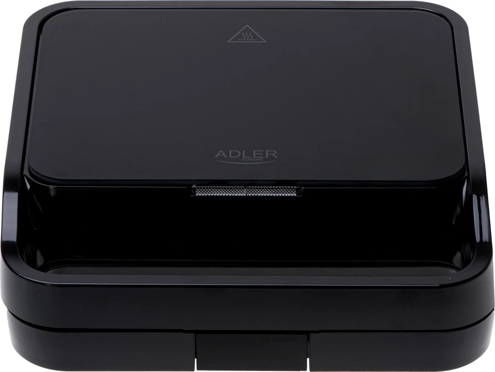 Sumuštinių keptuvas Adler sumuštinių keptuvė 2 viename | AD 3070b | 850 W | Lentelių skaičius 2 | Juodas
