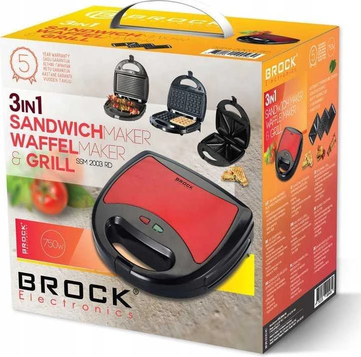 Sumuštinių keptuvas Keptuvas Brock SSM6004RD