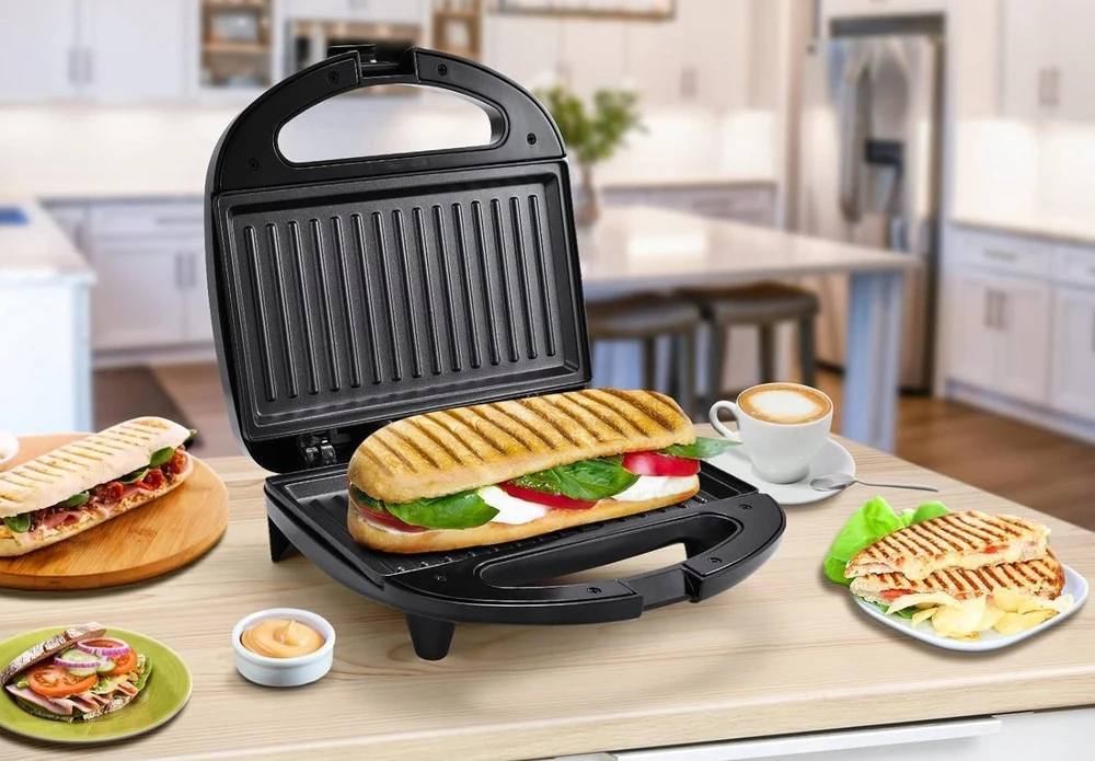 Sumuštinių keptuvas Sumuštinių keptuvė Toaster, grill, sandwich maker 750W OK1 LTC