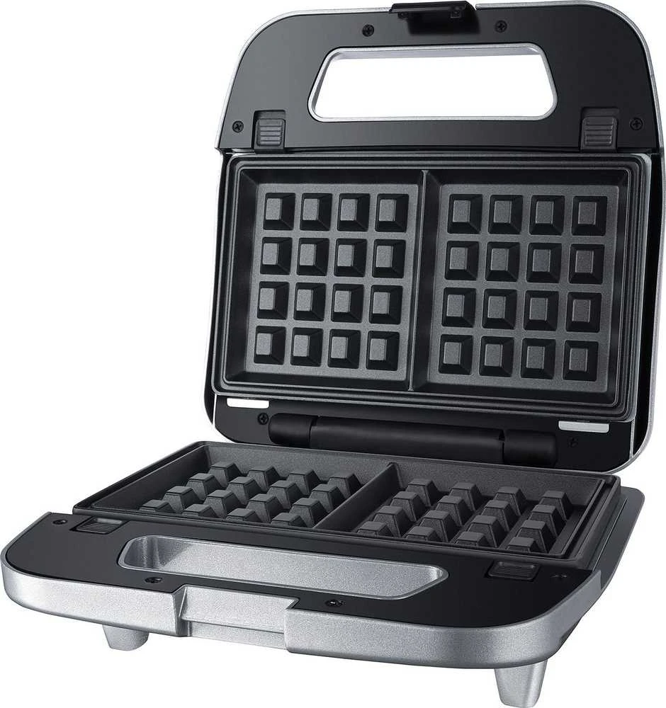 Sumuštinių keptuvas TEFAL | Vaflių gaminimo užkandis XL | SW701110 | 850 W | Kepinių skaičius 2 | Belgija | Baltas/Pilkas