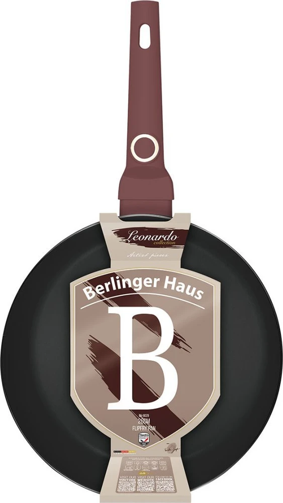 Keptuvė Berlinger Haus wok Tytanowa 26cm
